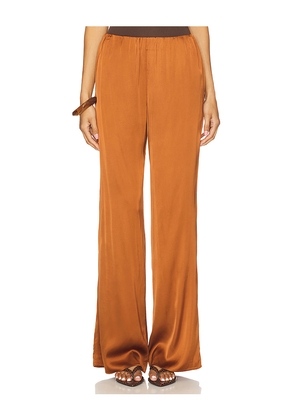 Good American Satin Pull-on Pants in Brown. Size S. Also in M, XXXXL/4X.