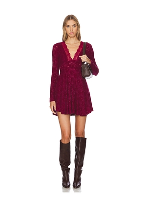 Free People All Yours Mini Dress in Red. Size XS. Also in S.