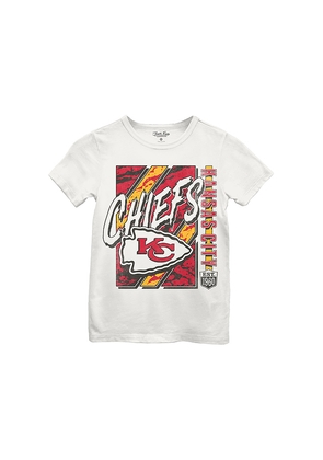 Junk Food Kids Chiefs Shift Tee in White. Size M. Also in S, XS, L.