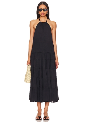 Free People x free-est Somewhere Sunny Maxi Dress in Black. Size XL. Also in L.