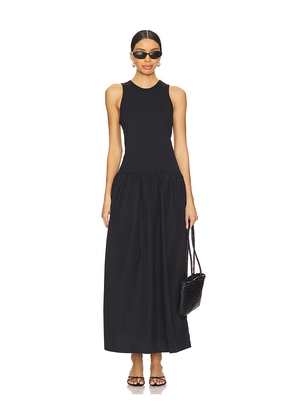 FRAME Racer Tank Dress in Black. Size S. Also in XL.