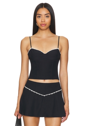 fleur du mal x REVOLVE Lace Cupped Tank in Black. Size M. Also in L.