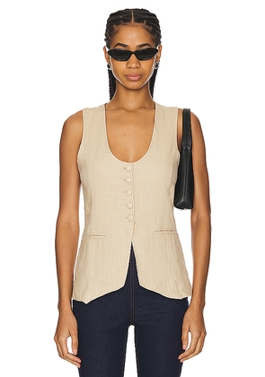 Free People Millie Vest in Cream. Size XL. Also in L.