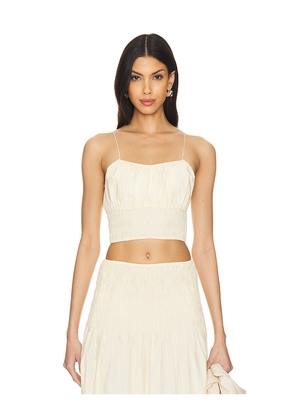 FAITHFULL THE BRAND Baia Top in Lemon. Size S. Also in M, XL, XS.