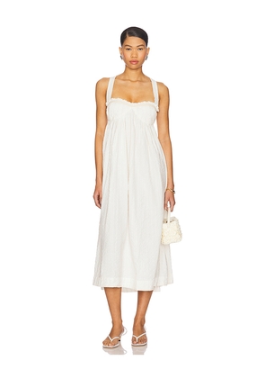 Free People x free-est Poppy Midi Dress In Coconut Milk in Ivory. Size M. Also in L, XL.