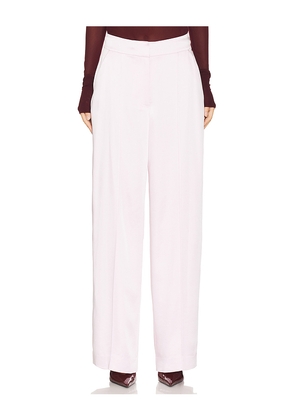 SIMKHAI Kyra Wide Leg Pant in Blush. Size 10. Also in 0, 2.
