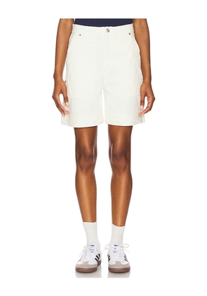 Free People x We The Free Milo Carpenter Short in Ivory. Size 12. Also in 0, 2, 4, 6, 8.