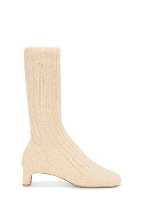 Jeffrey Campbell Fitted Boots in Cream. Size 8. Also in 7.5.