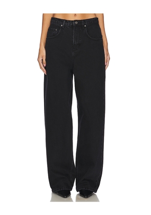 GRLFRND Enya Drop Rise Jeans in Black. Size 25. Also in 24, 26, 27, 28.