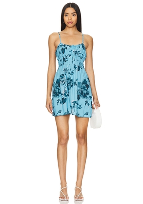FAITHFULL THE BRAND x REVOLVE Lea Mini Dress in Blue. Size S. Also in M.