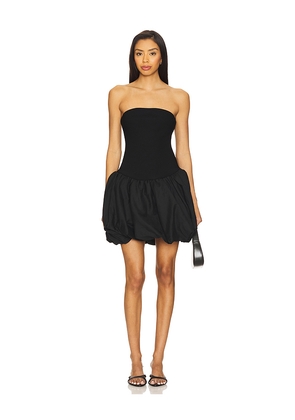 SIMKHAI Pollie Bubble Mini Dress in Black. Size S. Also in M.