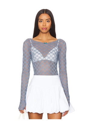 Free People x Intimately FP From Me To You Long Sleeve in Blue. Size XS. Also in S.