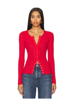 Free People x Intimately FP Going Places Cardi in Red. Size S. Also in XS.