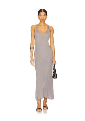 Helmut Lang Rib Twist Dress in Grey. Size M. Also in L.