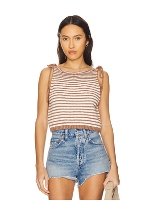 Free People Claire Tank in Brown. Size M. Also in L, XL, XS.