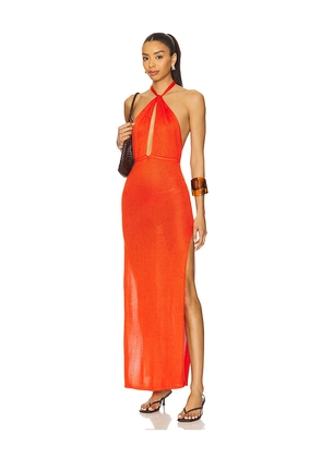 Flook The Label Asha Dress in Orange. Size M. Also in L, S, XL.