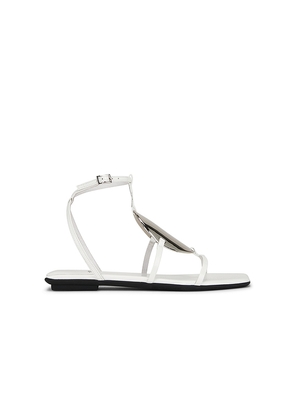 Jeffrey Campbell Calanthe Sandals in White. Size 7. Also in 6, 6.5, 7.5, 8.
