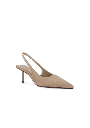 FEMME LA G55 Slingback Pump in Tan. Size 5. Also in 6, 8.