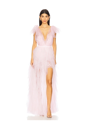 For Love & Lemons Maxine Gown in Blush. Size M. Also in XS, S, L, XL.