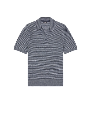 Faherty Linen Sweater Polo in Navy. Size S. Also in M.