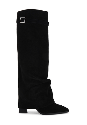 Free People Felicity Foldover Boot in Black. Size 6. Also in 7, 7.5, 8, 8.5, 9, 10.
