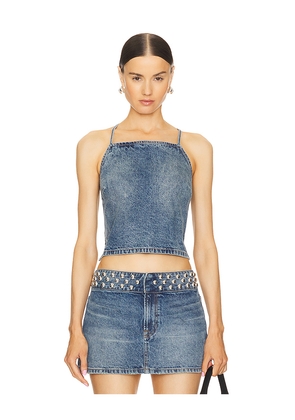 GRLFRND Yoli Cross Back Cami in Denim-Medium. Size XL. Also in XXS, L.