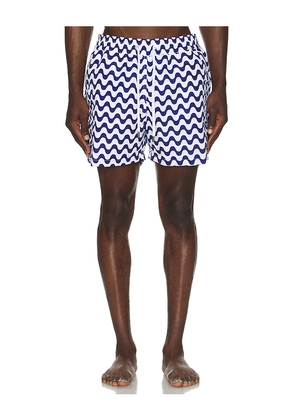 Frescobol Carioca Copacabana Sport Swim Shorts in Blue. Size M. Also in S, L, XL/1X.