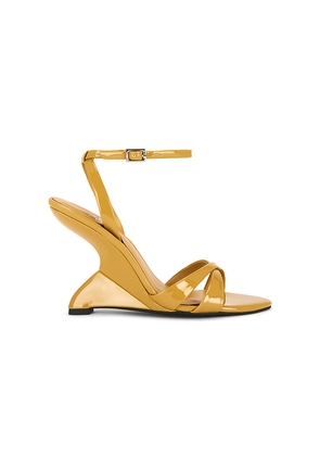 Jeffrey Campbell Trella Sandal in Mustard. Size 6.5. Also in 7, 8.