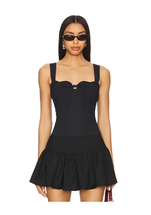 Free People x REVOLVE Heartbreaker Top in Black. Size M. Also in L, S, XL.