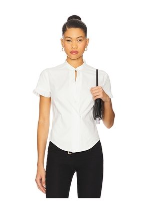 Geel Lewis Blouse in White. Size M. Also in S, XS, L.