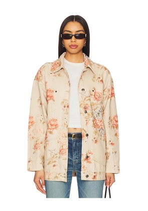 Free People x We The Free Avery Denim Jacket in Cream. Size M. Also in L.