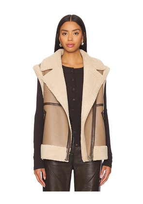 HEARTLOOM Sol Vest in Tan. Size M. Also in XS, S, L, XL.