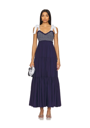 Free People Bluebell Solid Maxi Dress in Navy. Size M. Also in L.
