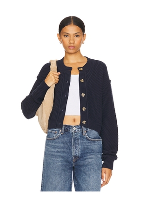 Free People Lila Cardi in Navy. Size M. Also in L, S, XL, XS.