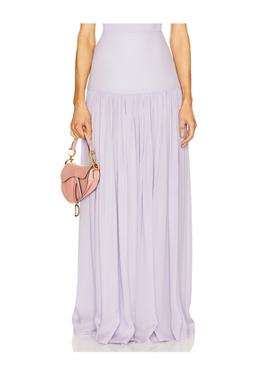 Helsa Diaphanous Maxi Skirt in Lavender. Size XXS. Also in XS.