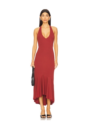 Free People Alix Midi Dress in Brick. Size L. Also in XL.