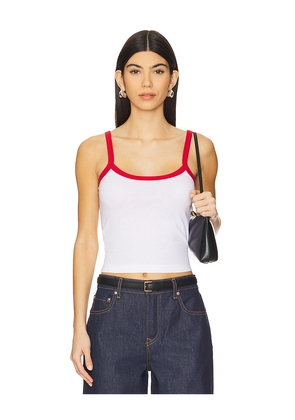 GRLFRND Cami Top in White. Size M. Also in L, XL.