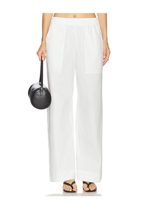 SIMKHAI Arden Pull On Pant in White. Size M. Also in S.