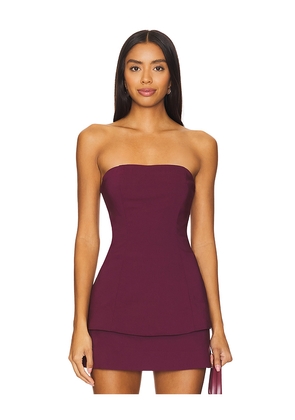 House of Harlow 1960 x REVOLVE Samia Top in Burgundy. Size M. Also in XS, S, L, XL.