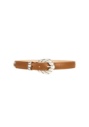 IRO Embella Baby Belt in Tan. Size 80. Also in 85, 90.