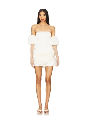 For Love & Lemons Serena Mini Dress in Cream. Size S. Also in M.