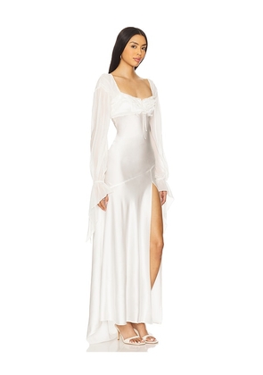 For Love & Lemons Evy Gown in White. Size 0. Also in 8.
