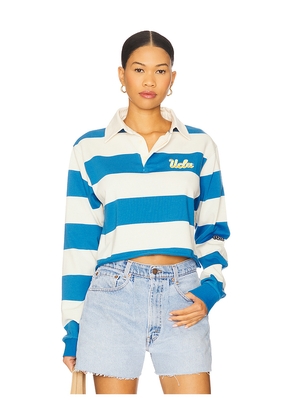 Hype and Vice UCLA Rugby Polo Top in Blue. Size M. Also in XS, L.