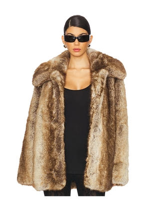 Jakke Rosemary Coat in Brown. Size M. Also in L, S, XS.