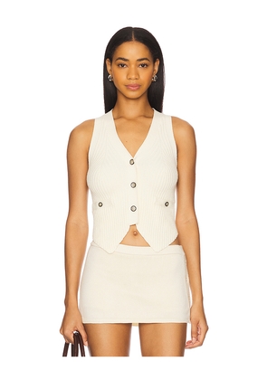 Free People x REVOLVE Summer Love Waistcoat in Ivory. Size S. Also in M.