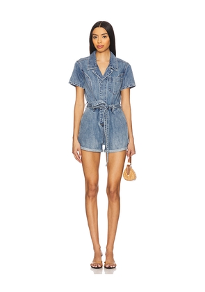 HEARTLOOM Olivia Romper in Blue. Size M. Also in XS, S, L, XL.