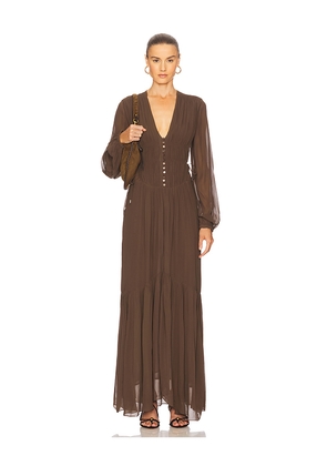 Isabel Marant Etoile Briane Dress in Brown. Size 38/6. Also in 40/8.