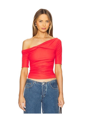 Free People x REVOLVE Cross My Heart Tee in Red. Size XS. Also in S.