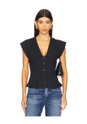 Free People x REVOLVE Dylan Vest in Black. Size M. Also in L, S, XL, XS.