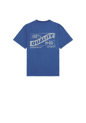 Honor The Gift Vintage Oil Tee in Blue. Size S. Also in M.